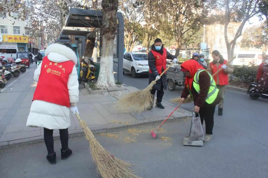 连云港灌云移动：爱心驿站为环卫工人送温暖 - 江苏