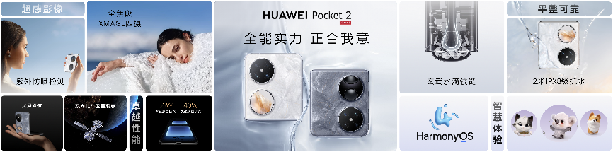 精致又全能，全新小折叠旗舰华为Pocket2正式发布 - 通信终端