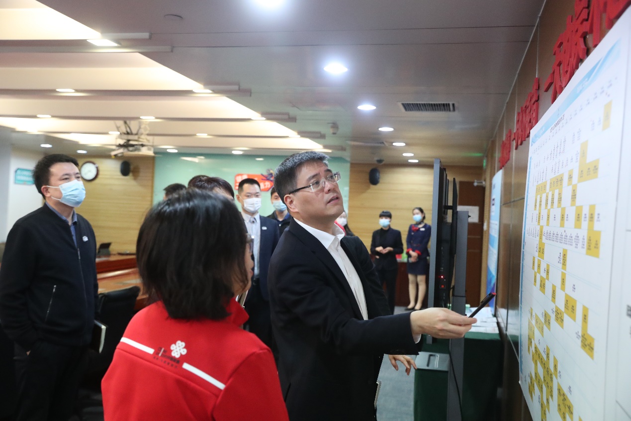 陈忠岳春节前夕赴冬奥赛时指挥中心 开展工作检查并看望慰问一线员工 - 中国联通